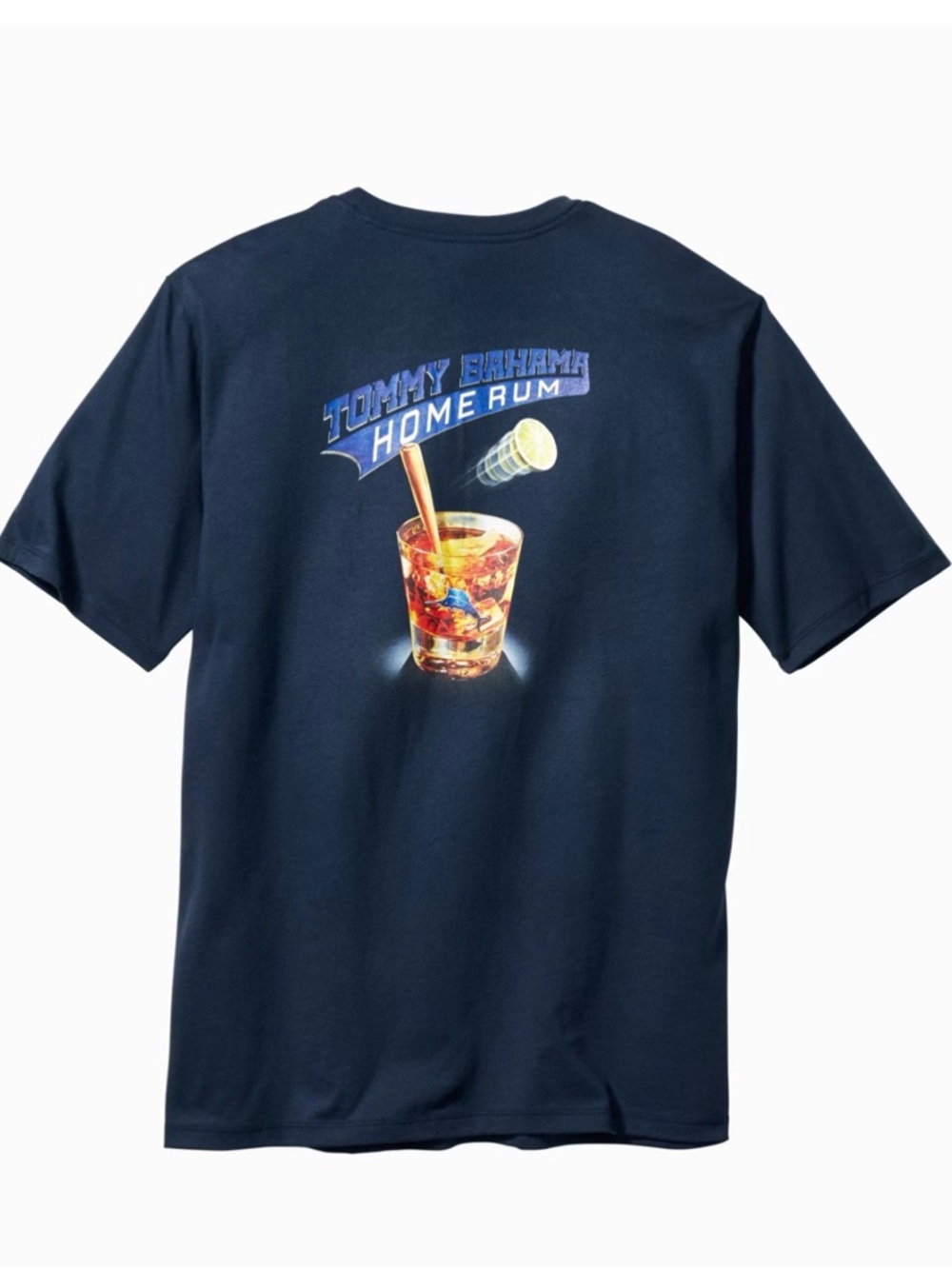 Tommy Bahama Navy Graphic 'Home Run' Cocktail Tee